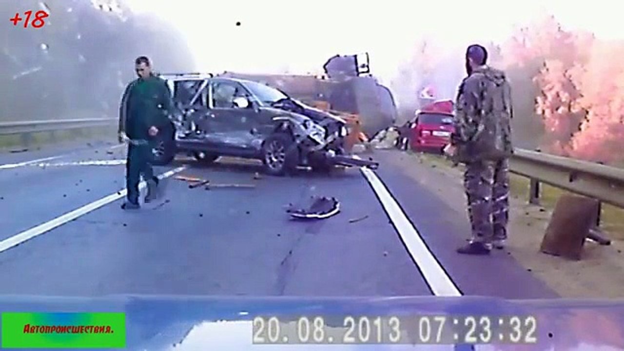 Жесткие Аварии и Дорожные происшествия. Август Подборка.