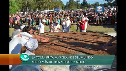Noticias : La torta frita mas grande del mundo.