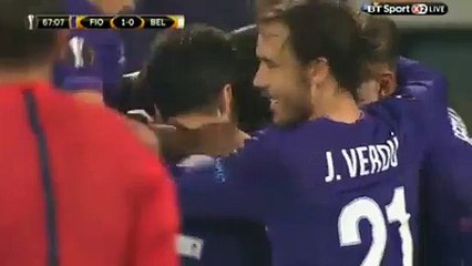 Fiorentina 1-0 Belenenses Goal 10.12.2015