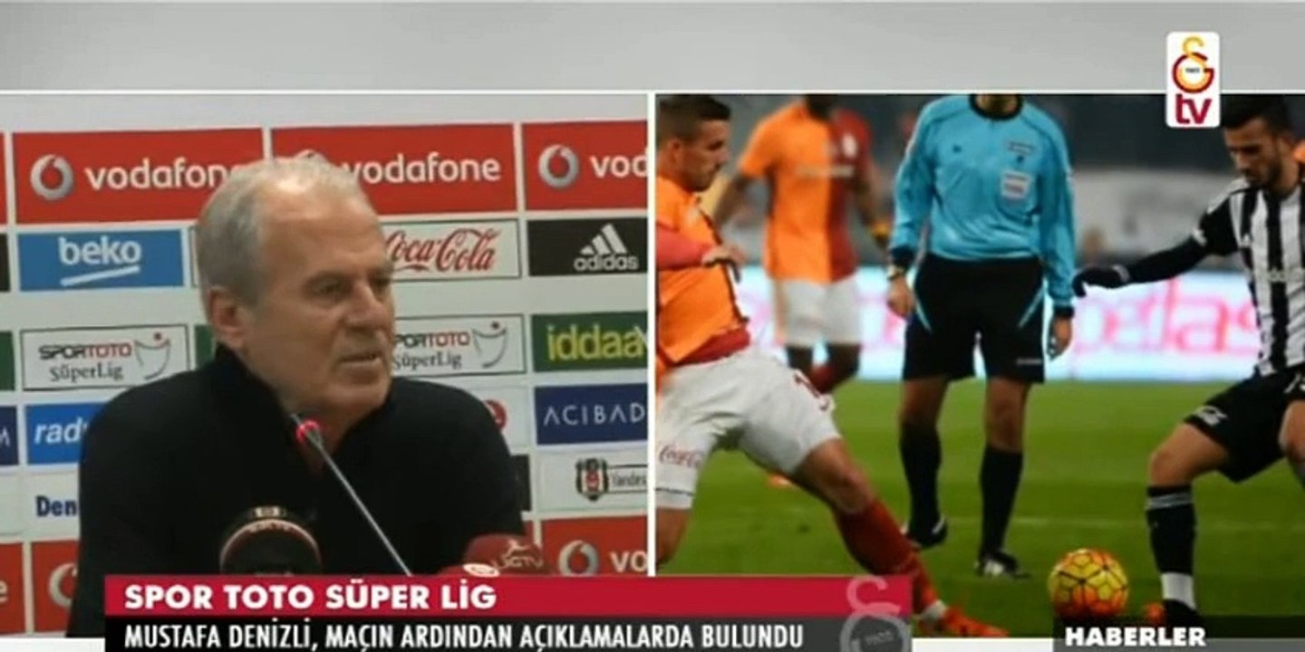 Beşiktaş-Galatasaray 2-1 | Maç sonu Mustafa Denizli'nin basın toplantısı (14 Aralık 2015)