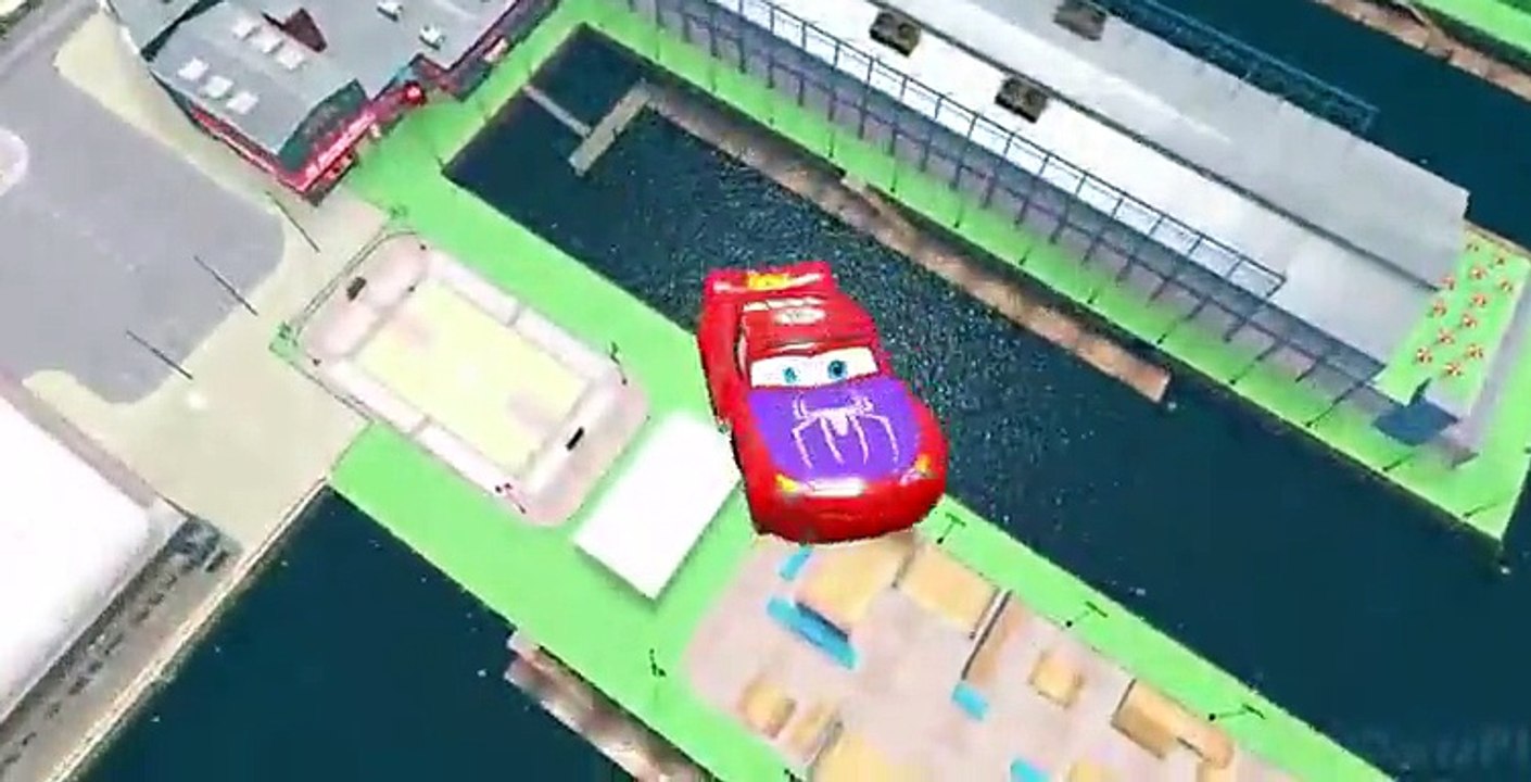 Disney Cars Pixar Spiderman Nursery Rhymes & Lightning McQueen (Songs for Children with Action)