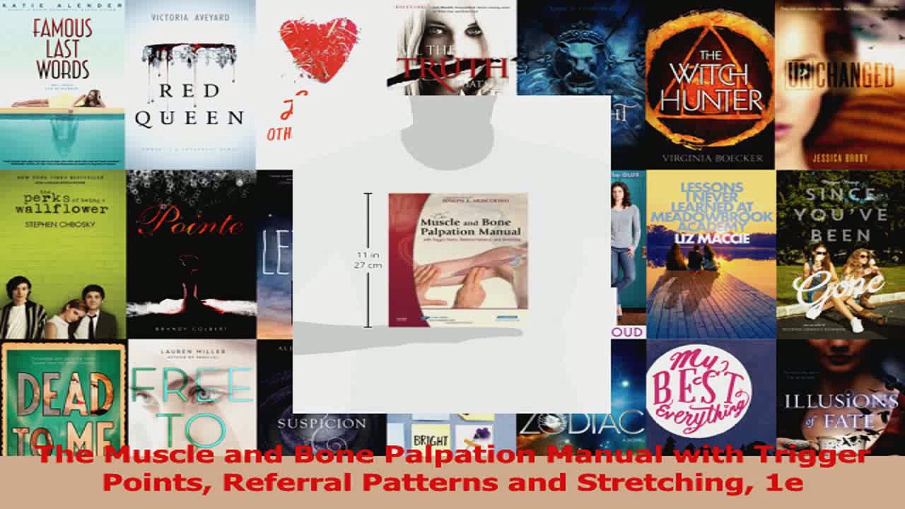 PDF Download  The Muscle and Bone Palpation Manual with Trigger Points Referral Patterns and Stretching Read Full Ebook