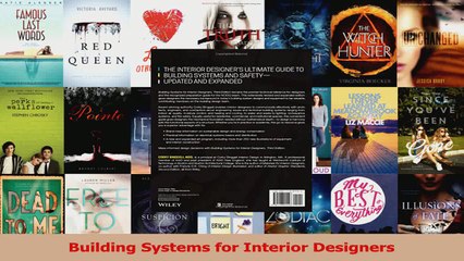 PDF Download  Building Systems for Interior Designers PDF Online
