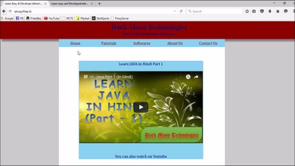 How to Create Responsive Website Part 3 (In Hindi)