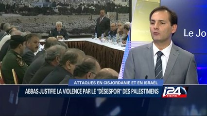 Abbas justifie la violence par le "désespoir" des palestiniens