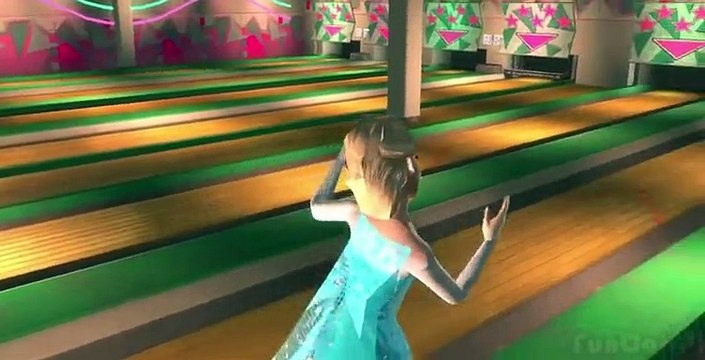 Frozen Elsa The Snow Queen & Princess Anna of Arendelle with Lightning McQueen Cars Parody