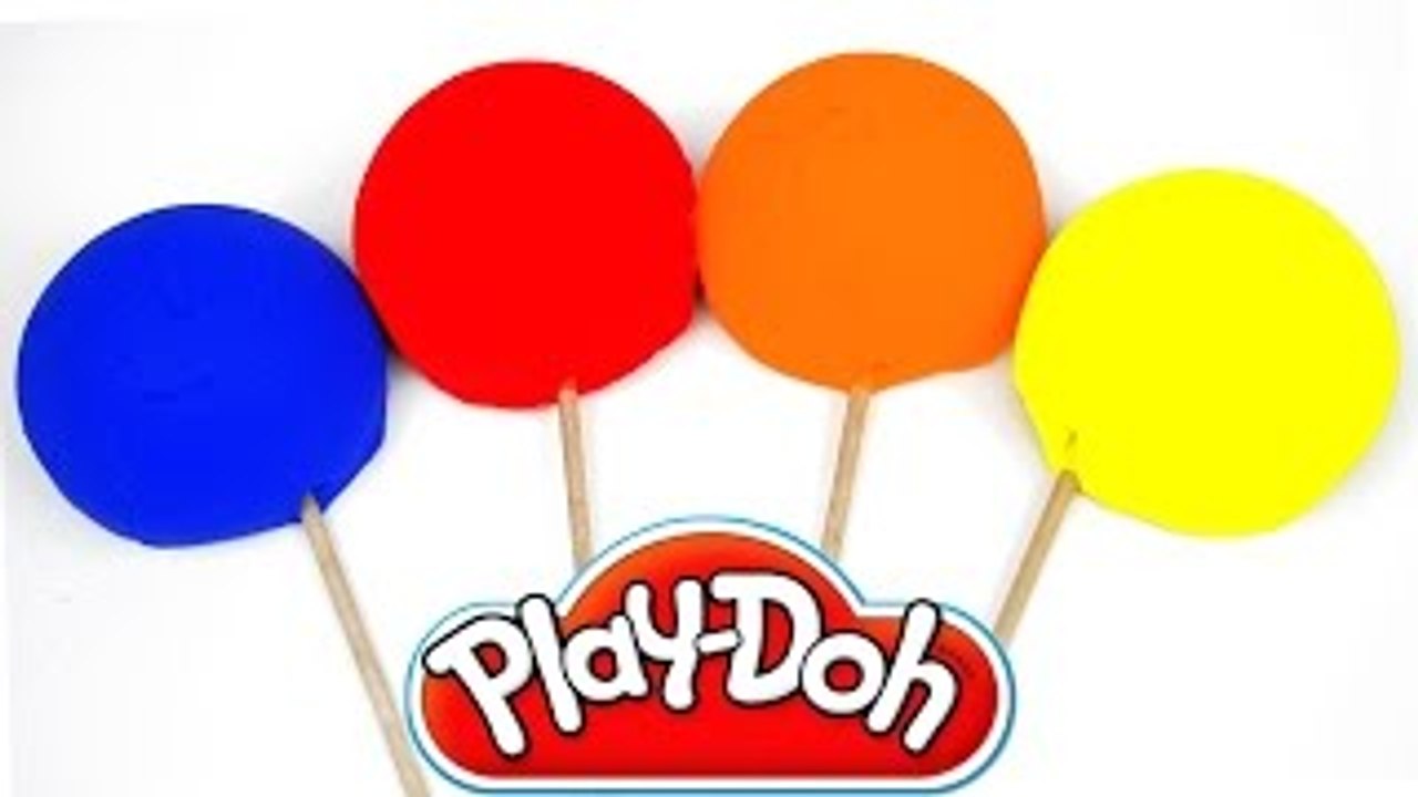 Lollipop Play Doh Surprise Eggs Hulk Spongebob...