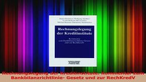 Download  Rechnungslegung der Kreditinstitute Kommentar zum Bankbilanzrichtlinie Gesetz und zur PDF Online