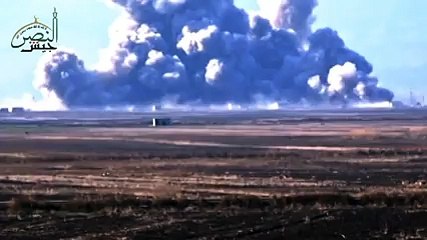 جندي من جيش النصر يطلق صاروخ تاو بقوة تدميرية مذهلة