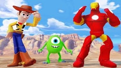 Toy Story Sheriff Woody, Monster Inc. Mike & Iron Man Avengers! Kids video