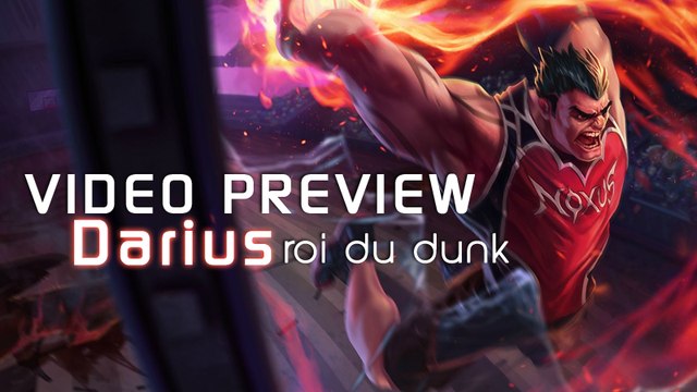 Darius roi du Dunk Aperçu Skin League of Legends