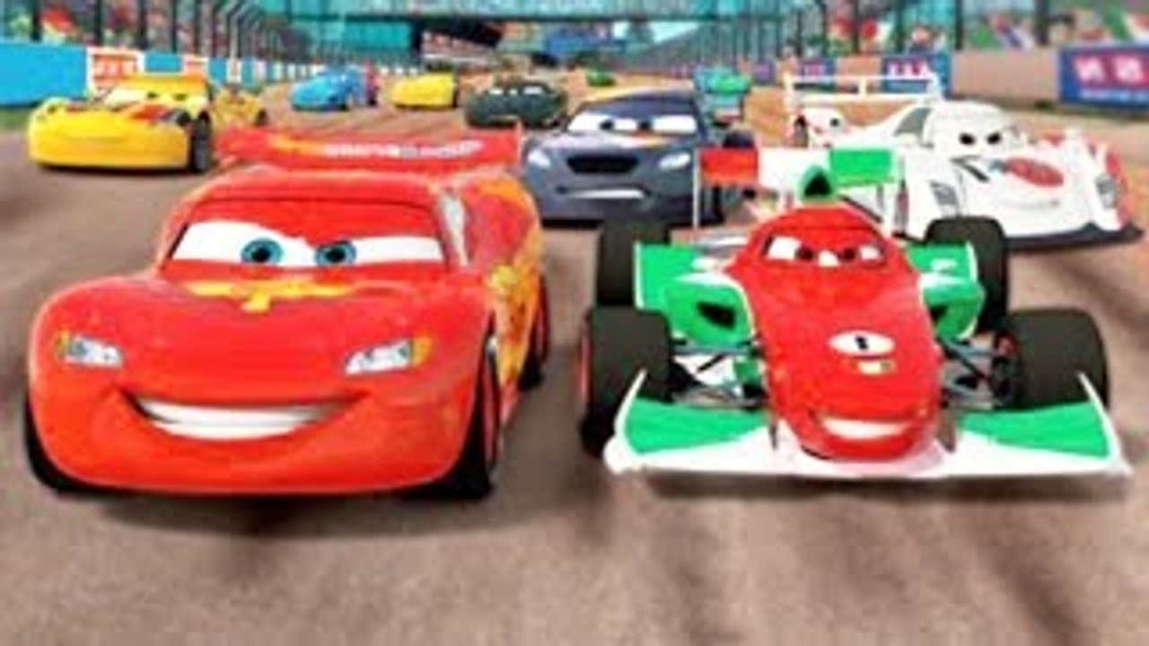 EPIC Lightning McQueen CARS 2 HD Battle Race with Funny Mater & Holley Shiftwell Disney Pi