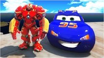 HULKBUSTER IRON MAN Driving His New Custom Rayo Mcqueen Cars! (Disney Pixar Cars)