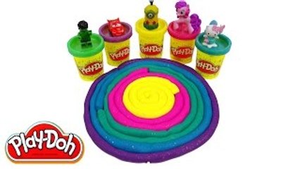 Play Doh Hulk Lightning Mcqueen Minions My Little Pony Hello Kitty Multi Colors Rainbow