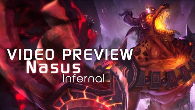Nasus Infernal Aperçu Skin League of legends