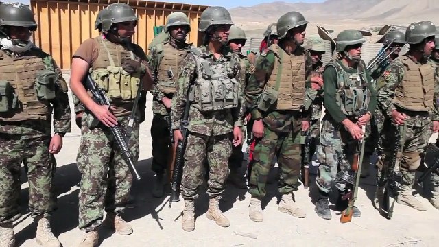 U.S. Soldiers Evaluate Afghan National Army