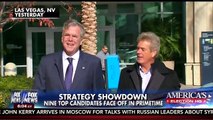 Jeb says Trump 'would be eaten alive by Hillary Clinton'