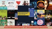 Download  Dienstleistungsmanagement Jahrbuch 2000 Kundenbeziehungen im Dienstleistungsbereich Ebook Frei