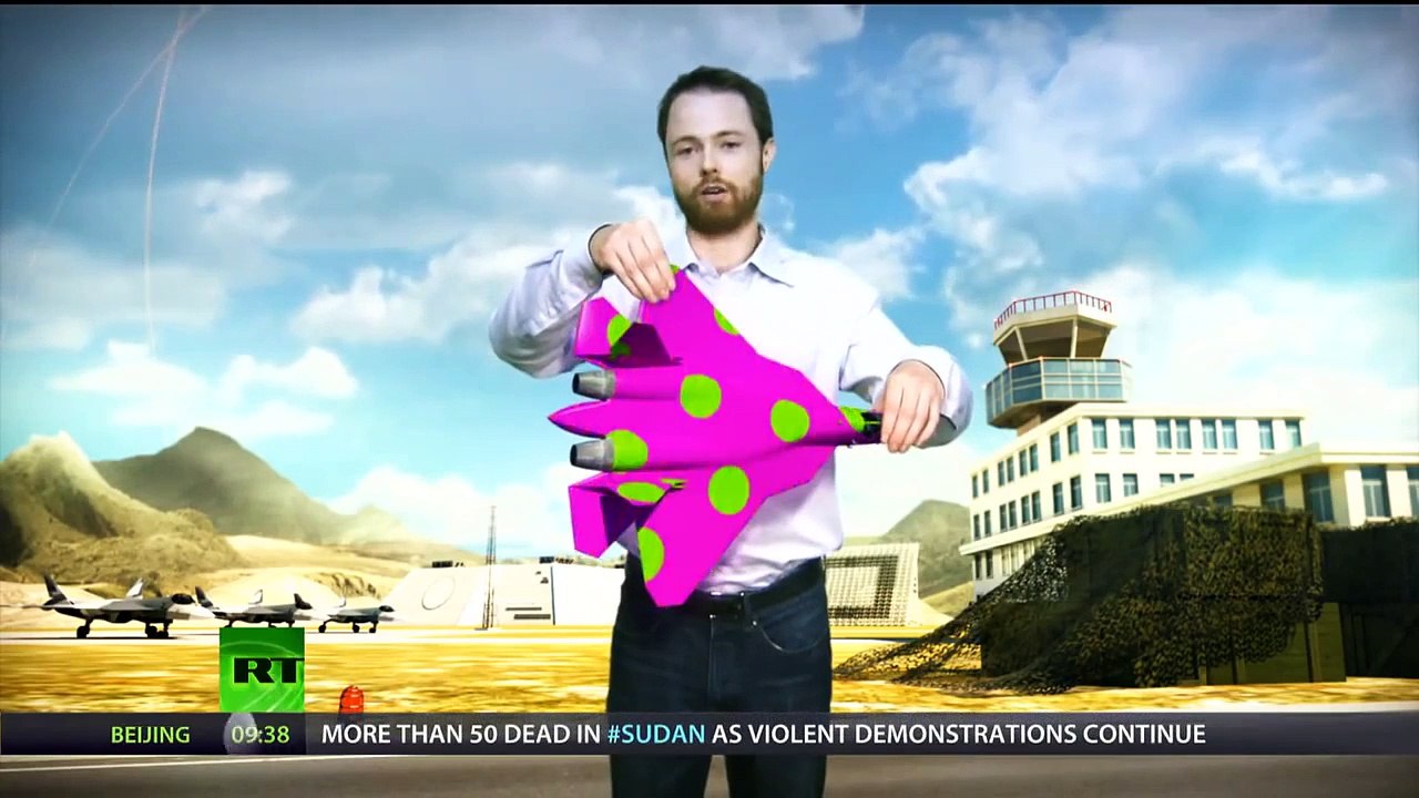 Russian Air Force T 50 Pak Fa ADVANCED STEALTH FIGHTER rival to US air force F 22 in Engli