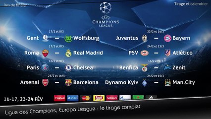 PSG-Chelsea, OM-Bilbao... le tirage complet de la Ligue des Champions et Europa League