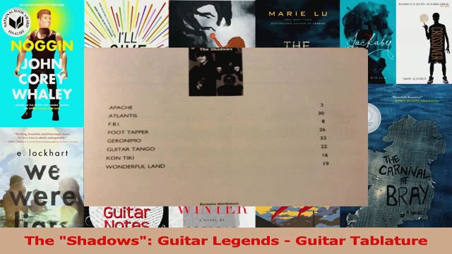 PDF Download The Shadows Guitar Legends Guitar Tablature Download Full Ebook