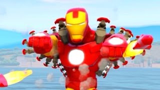 IRON MAN Marvel Superhero Playtime Venom (Spiderman Villain) Nursery Rhymes with Action