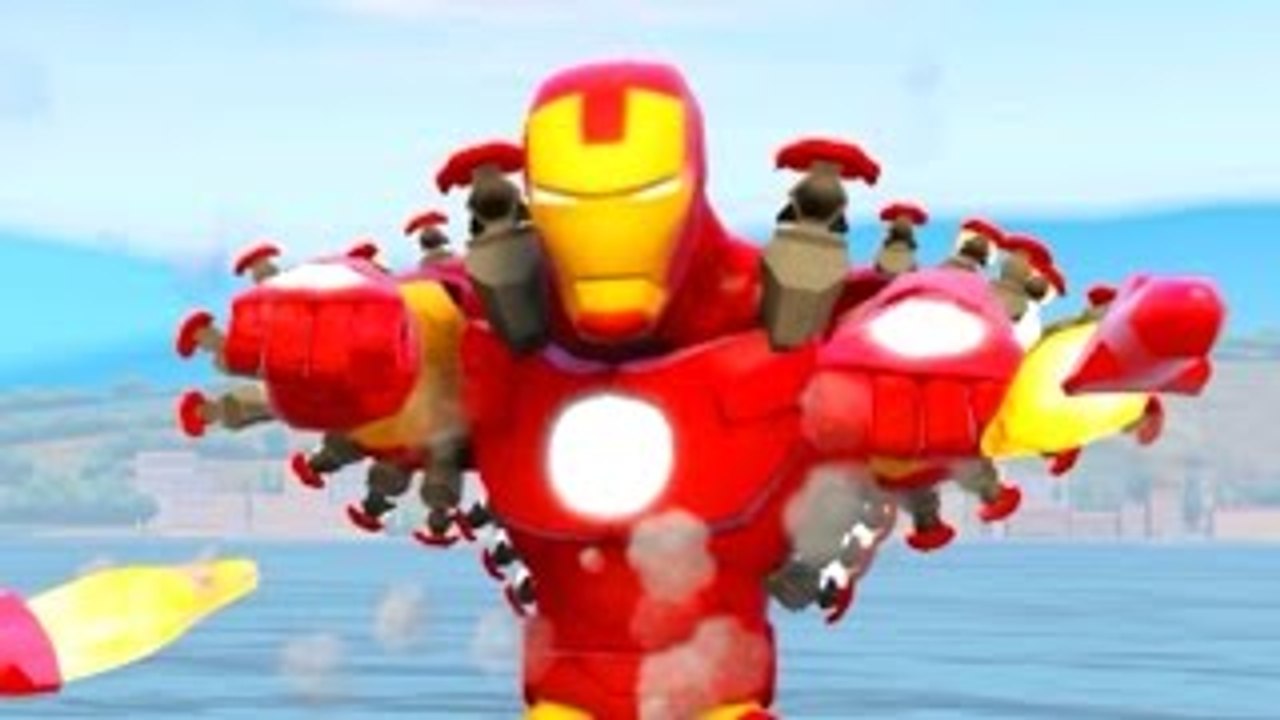 IRON MAN Marvel Superhero Playtime Venom (Spiderman Villain)   Nursery Rhymes with Action