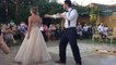 Bride puts a spell on her magician groom during first dance
