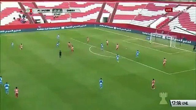 اهداف مباراة دبا الفجيرة والجزيرة في دوري الخليج العربي الاماراتي | 15-12-2015
