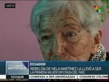 Ecuador conmemora el 103 aniversario natalicio de Nela Martínez