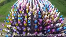 Setting off 300 Rockets ALL AT ONCE