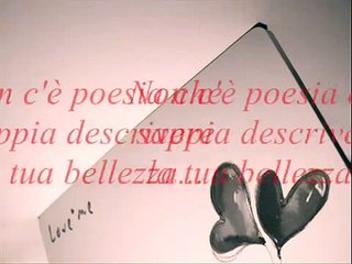 l'amore che provo per te