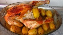 POLLO AL HORNO RELLENO - recetas de cocina navidenas faciles y economicas - Comidas rapidas de hacer