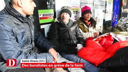 Des buralistes en grève de la faim à Saint-Orens (31)