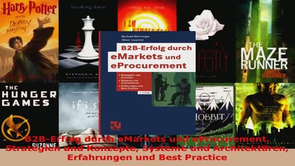 Download  B2BErfolg durch eMarkets und eProcurement Strategien und Konzepte Systeme und Ebook Frei