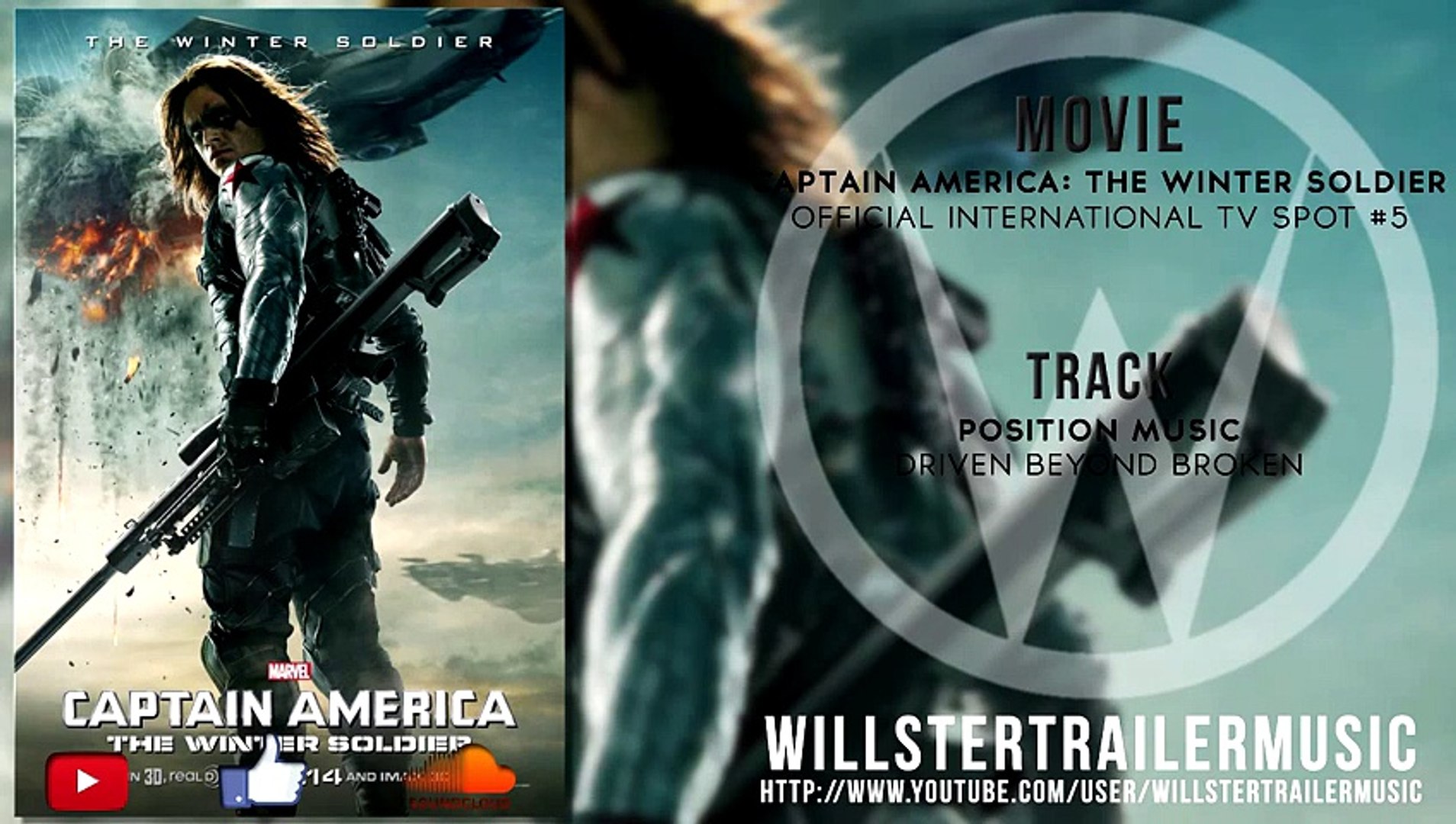 Captain America: The Winter Soldier TV Spot #5 Music (Position Music Driven Beyond Broken)