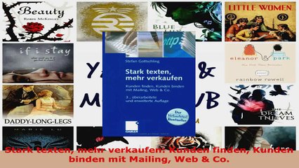 Download Video: Lesen  Stark texten mehr verkaufen Kunden finden Kunden binden mit Mailing Web  Co Ebook Frei