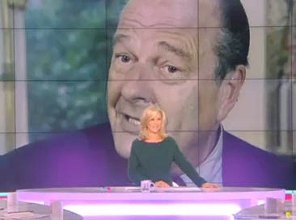 Exclu Vidéo: Le Grand 8  : Toutes folles de Chirac : “ le beau gosse !”