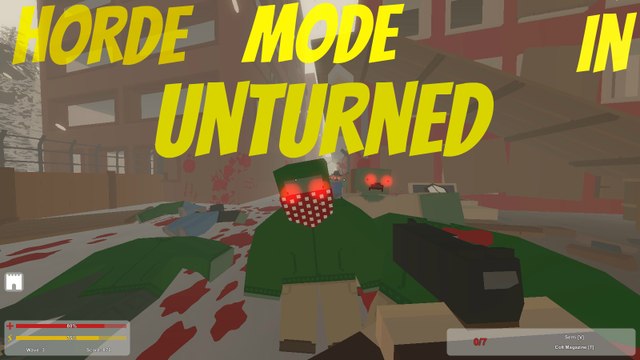 How the beginning of a zombie apocaplypse actually is (Unturned Horde Mode).mp4