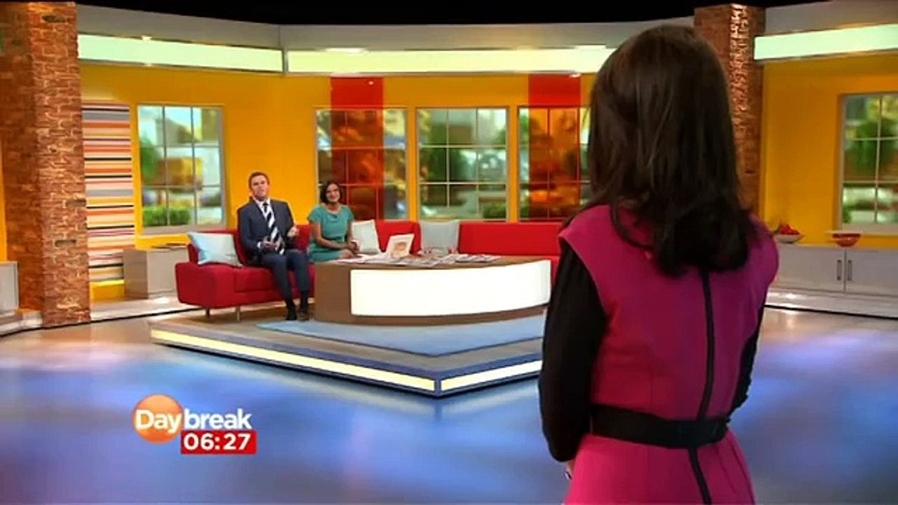 LAURA TOBIN : Eos : ITV_Daybreak Weather. 09.Sept.2012 Focus on the Weekend (KK)