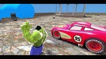 Nursery Rhymes HULK Disney Pixar Cars Songs Children Cars Lightning Mcqueen