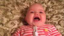 Baby Laughs at Daddy Saying 'Arigato'