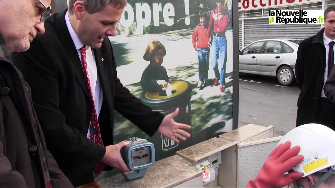 VIDEO. Le premier compteur Linky du Loir-et-Cher posé à Saint-Aignan