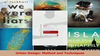 PDF Download  Urban Design Method and Techniques Download Online