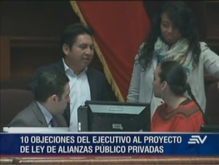 Asamblea acoge veto presidencial sobre ley de asociaciones público privadas