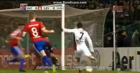 Javier Chicharito Super Goal Unterhaching 0-1 Leverkusen