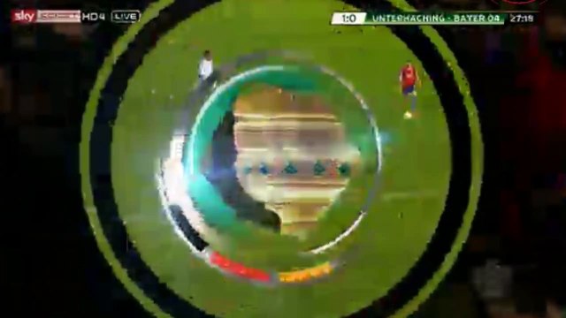 Maximilian Bauer Goal 1:0 / SpVgg Unterhaching vs Bayer 04 Leverkusen ( DFB Pokal) 15.12.2015 HD