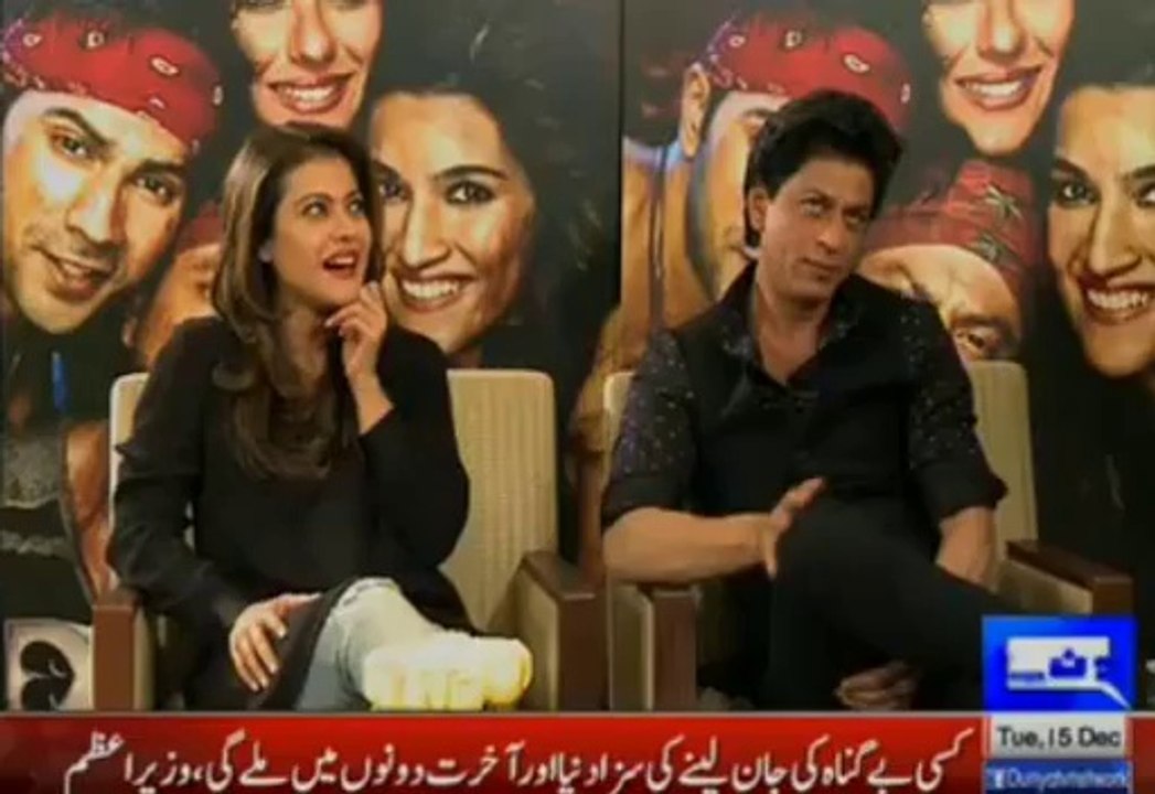 SRK and Kajol rapid fire round on mazaakraat