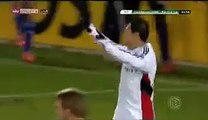 1st half highlights - Unterhaching 1-1 Bayer Leverkusen - 15-12-2015