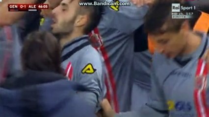 Manuel Marras Goal 0-1 / Genoa vs US Alessandria 1912 (Coppa Italia) 15.12.2015 HD